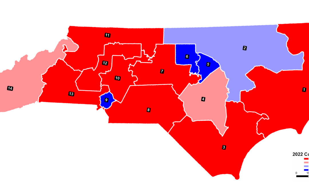 Rating the New NC House, NC Senate and Congressional Districts