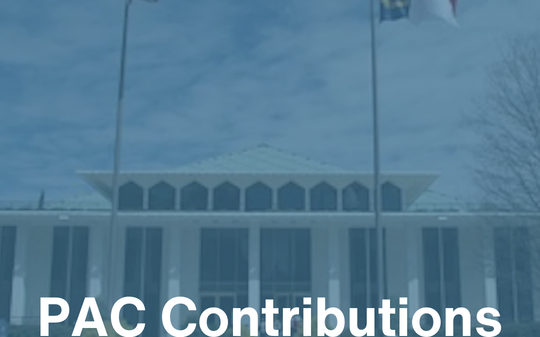PAC Contributions in the NC House